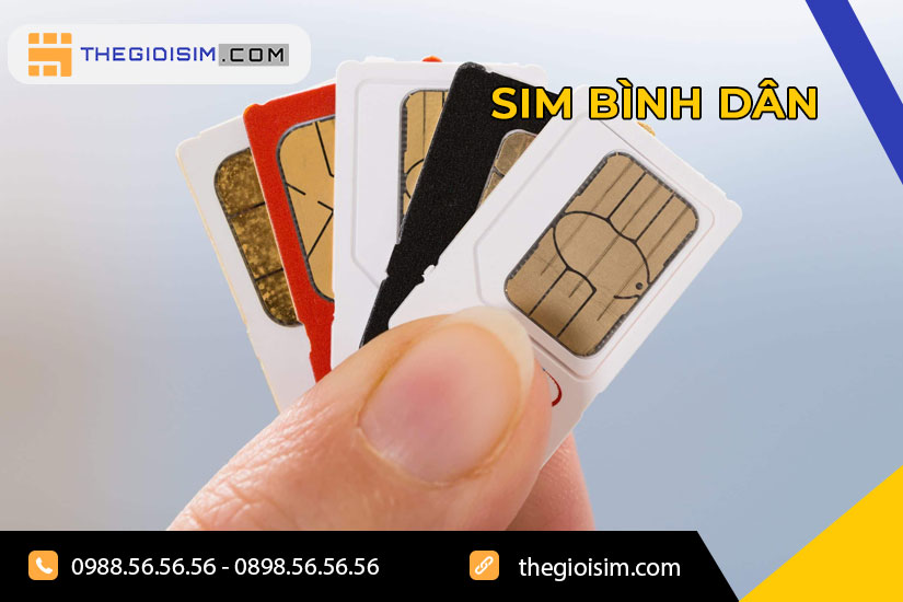 Sim bình dân là nhóm sim số đẹp được định giá chỉ vài trăm nghìn đồng