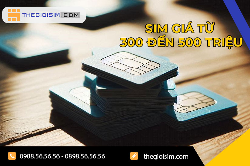 Sim giá từ 300 đến 500 triệu là sim thế nào?