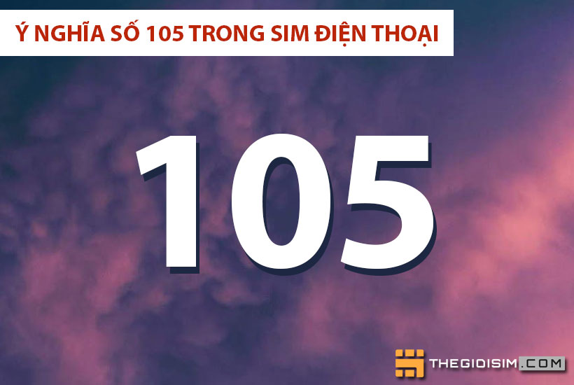 Các quan niệm khác nhau về ý nghĩa số 105