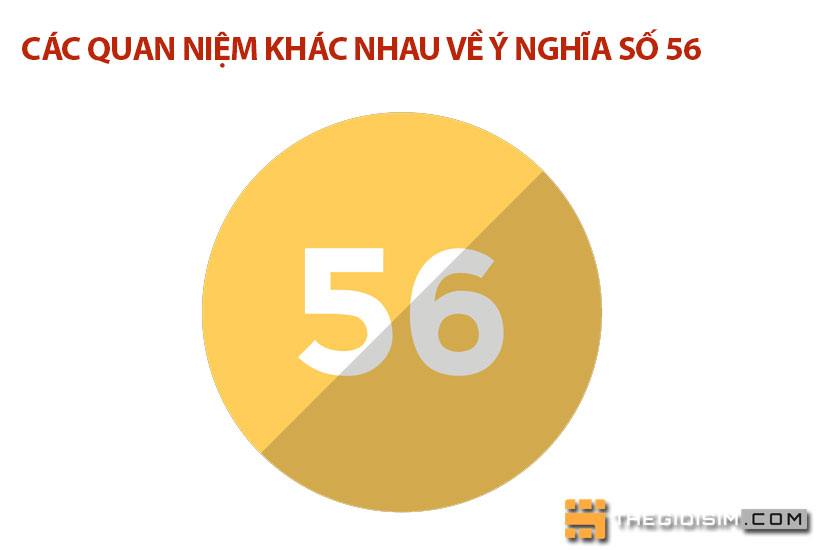 Các quan niệm khác nhau về ý nghĩa số 56