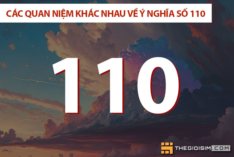 Các quan niệm khác nhau về ý nghĩa số 110