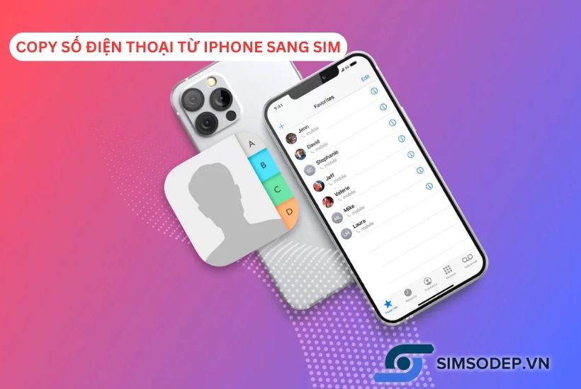 Cách copy số điện thoại từ iPhone sang sim chi tiết